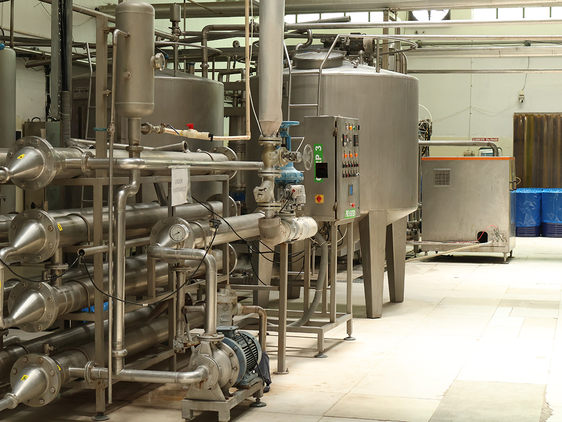 Aseptic plant infrastructure